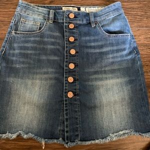 Women’s size 3 indigo rein denim skirt like new